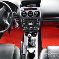 Коврики текстильные на Mazda 6 I GG 2wd (2002-2007)