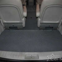 Коврики текстильные на Kia Carnival III (9мест) 2+2 без трансформеров (2014->)