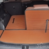 Двухслойные коврики EVA на Hyundai Santa Fe IV 3 ряда (2018-2020)