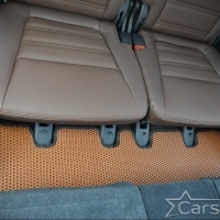 Двухслойные коврики EVA на Hyundai Santa Fe IV рестайл 3 ряда (2020->)