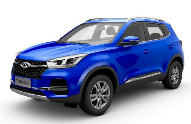 Двухслойные коврики EVA для Chery Tiggo 4 (2017->)