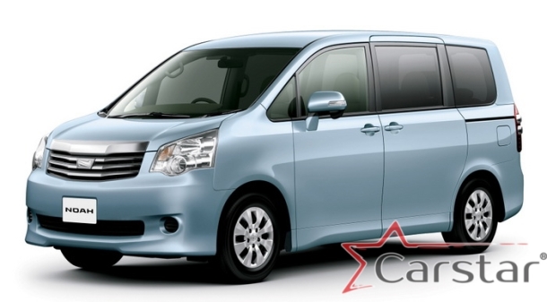 Текстильные коврики для Toyota Noah-Voxy II пр.руль (2007-2015) 2 ряд - без прохода