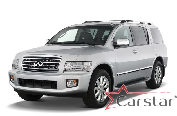 Текстильные коврики для Infiniti QX56 I 3 ряда (2004-2010)