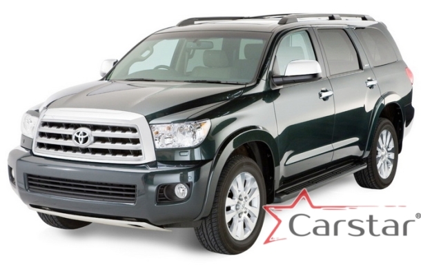 Двухслойные коврики EVA для Toyota Sequoia II 3 ряда (2008->)