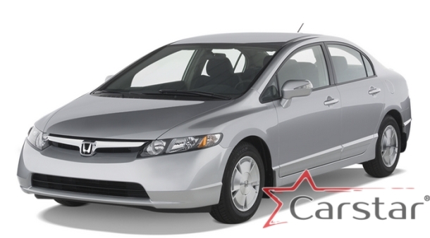 Автомобильные коврики EVA 3D для Honda Civic VIII пр.руль (2006-2011)