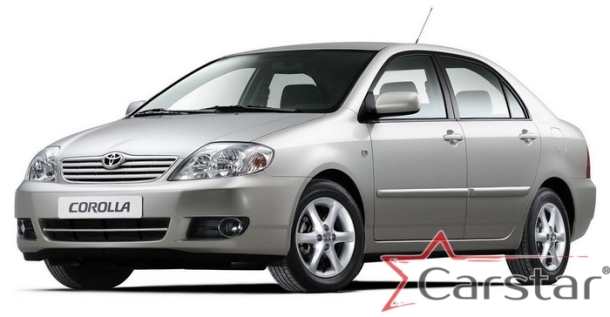 Автомобильные коврики EVA 3D для Toyota Corolla E120,130 IX (2000-2006)