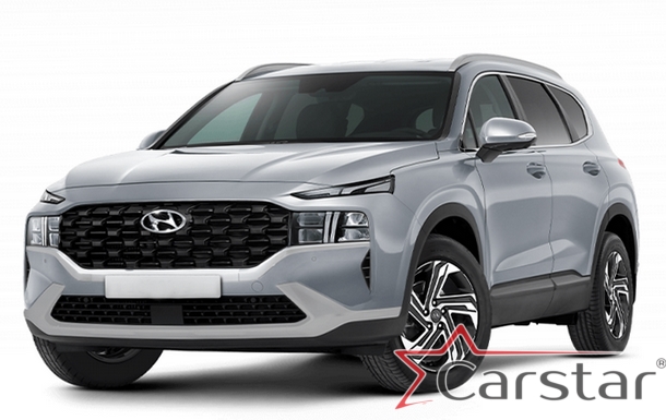 Автомобильные коврики EVA 3D для Hyundai Santa Fe IV рестайл (2020-2024)
